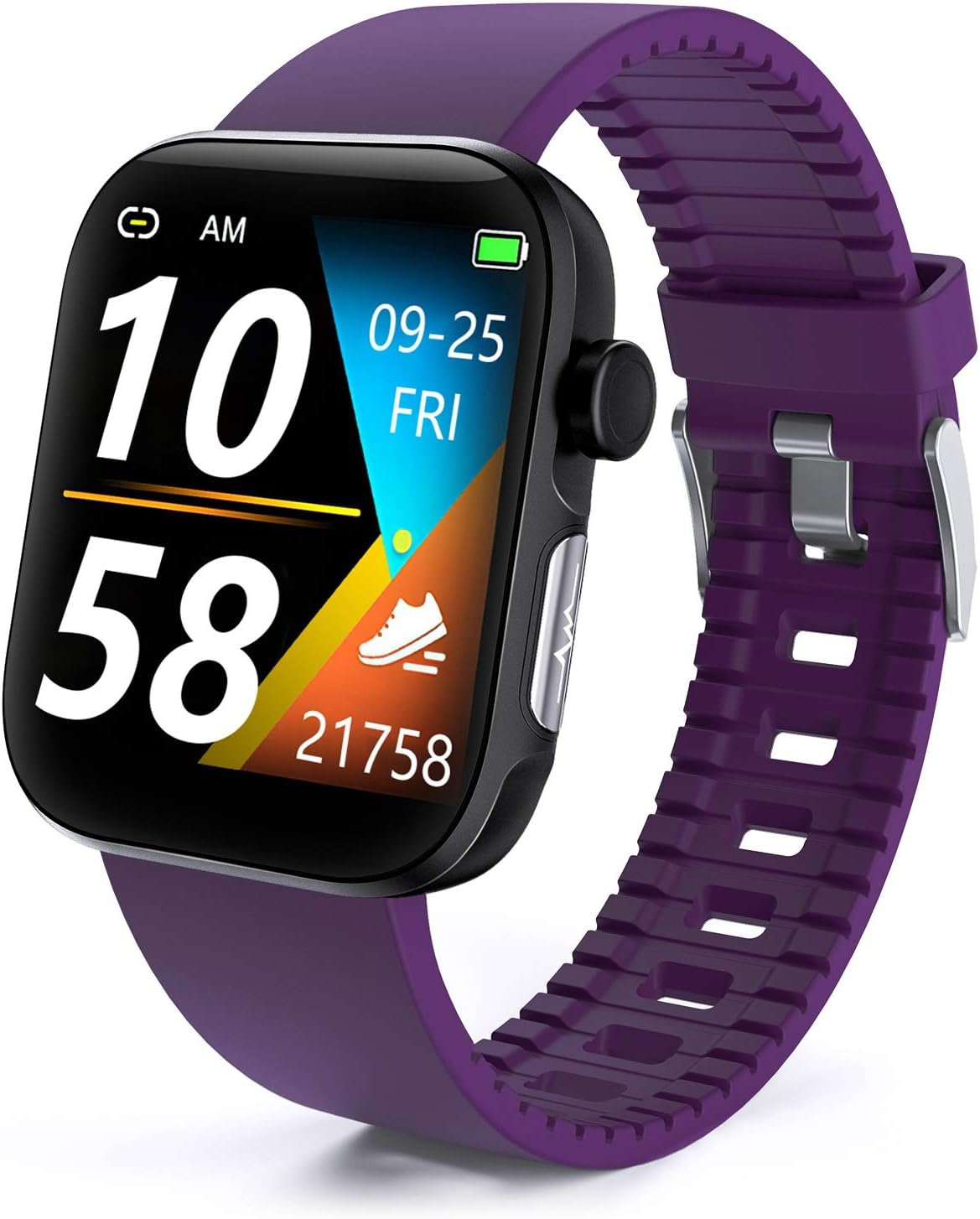 DFG Smart Watch HRV Activity Tracker Blood Oxygen Meter Heart Rate Blood Pressure Monitor Waterproof Fitness Tracker Watch with Sleep Monitor Smart Band Calories Pedometer for Women Men