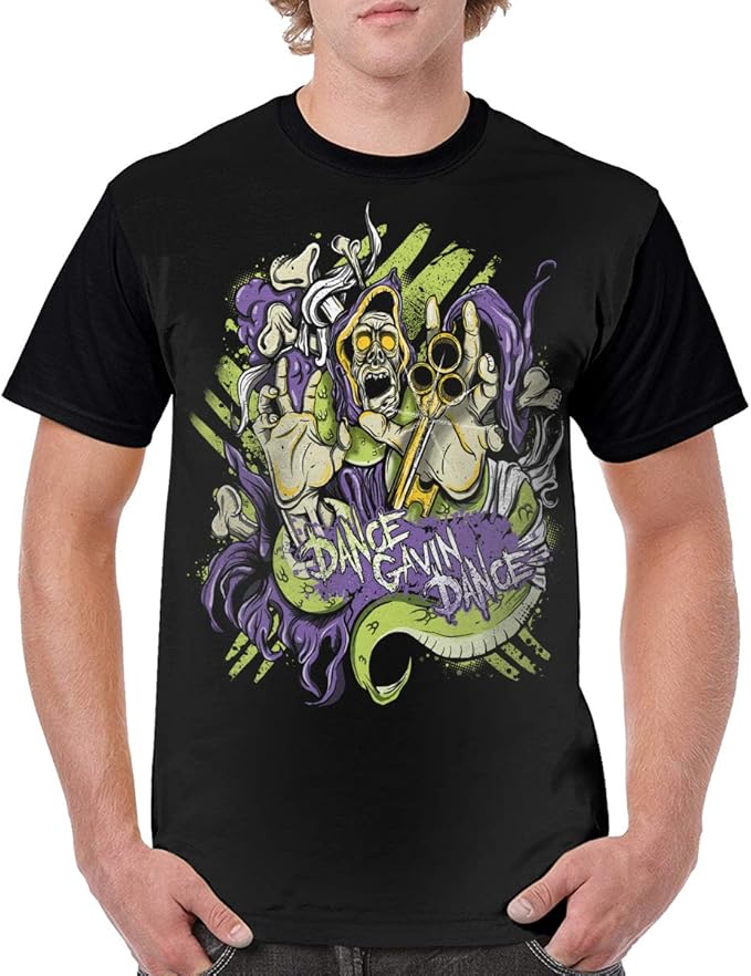 Amazon.com: Dance Gavin Dance Shirt Custom Men Short Sleeve Round Neck Crewneck T-Shirt: Clothing