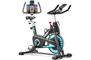 Exercise Bike, WENOKER Stationary Bike for Home/Indoor Cycling Bike, Indoor Bike with Silent Belt Drive, Heavy Flywheel and Digital Display for Home Gym Cardio Workout Training