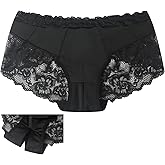 Women's Crotchless Briefs Invisible Seamless Hipster Underpants Bikini Panties