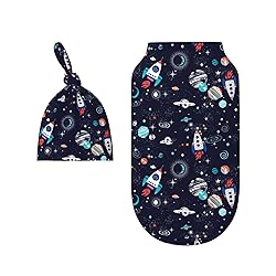 Figtihw Space Swaddle Blankets Newborn Receiving