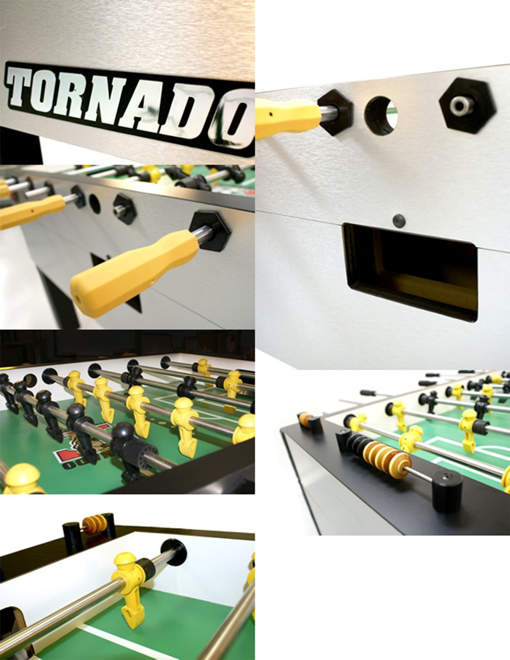 Tornado T3000 CoinOp Foosball Table 3 Goalies Buy Online in United