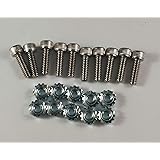 Rotary 8801 and 8802 Pack of 10 Blade Nuts and Bolts Set for Walker