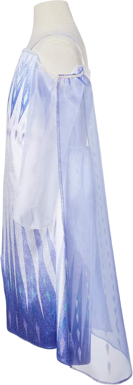 Frozen 2 Elsa Epilogue Dress for Girls, New Movie Princess Dress Up Costume for Halloween Christmas Party, Outfit Fits Sizes 4-6X - for Girls Ages 3, 4, 5 & 6: Toys & Games