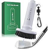 SOMORA Pro Golf Club Cleaner Water Brush - White Elephant Gifts for Adults, Golf Bag Accessories Golf Gifts for Men Dad Father's Day, Magnetic Golf Club Brush Groove Cleaner, Christmas Mens Gifts