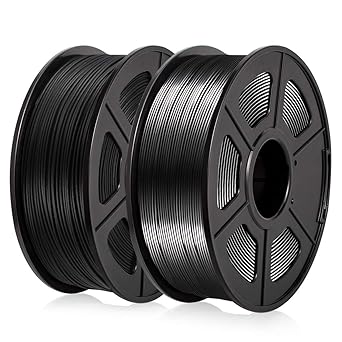 Amazon Com Pla Filament 1 75mm 2kg Pla Silk Black Pla Carbon Fiber Pla 3d Printer Filament 1kg Spool Industrial Scientific