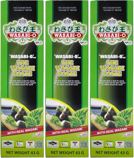 WasabiO, Wasabi Paste with Real wasabi 1.24 oz. (43 g) 3 Pack