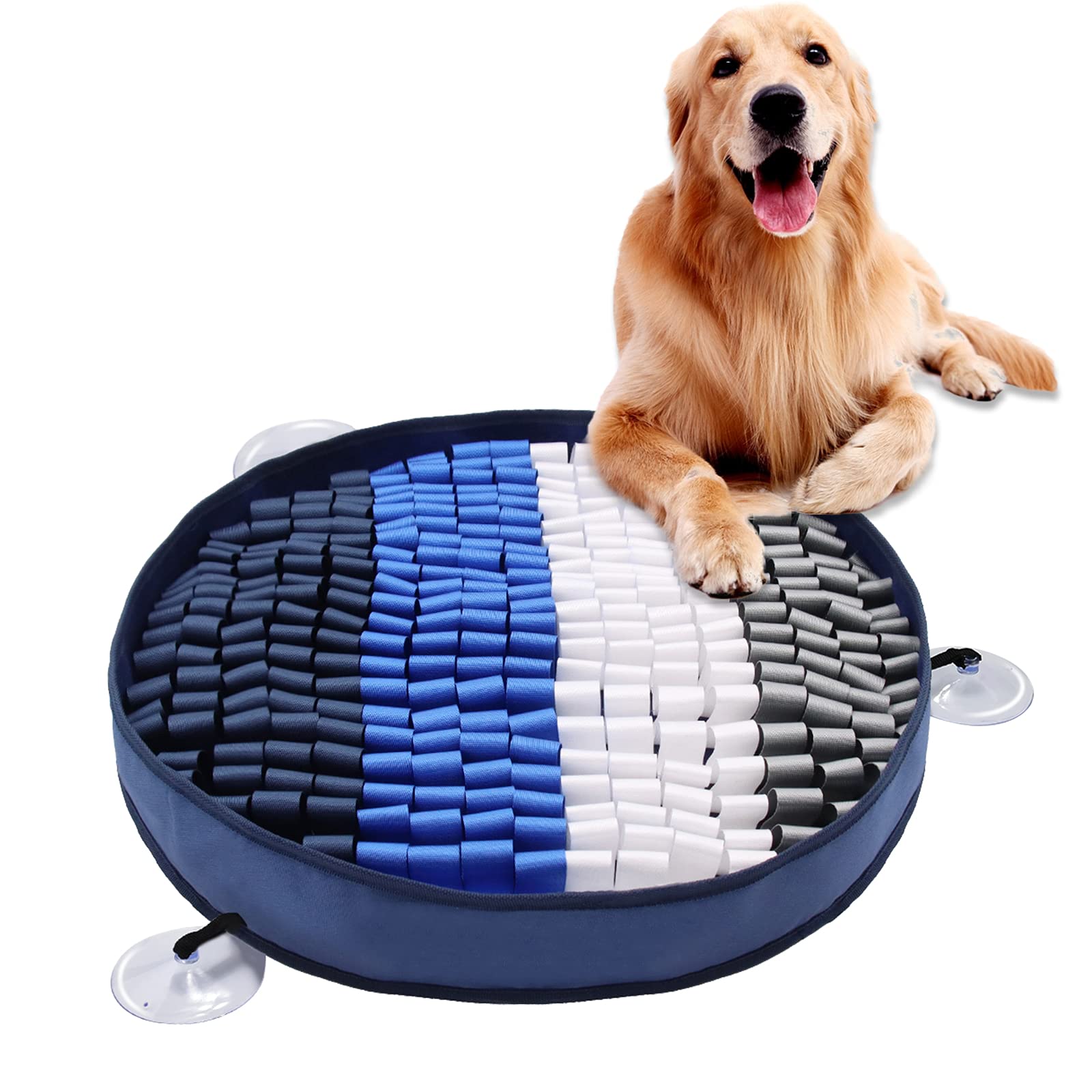 Tanggiteck XL Snuffle Mat for Large Dogs, Nosework Feeding Mat Interactive Feed Game for Boredom, Encourages Natural Foraging Skills, Durable and Machine Washable