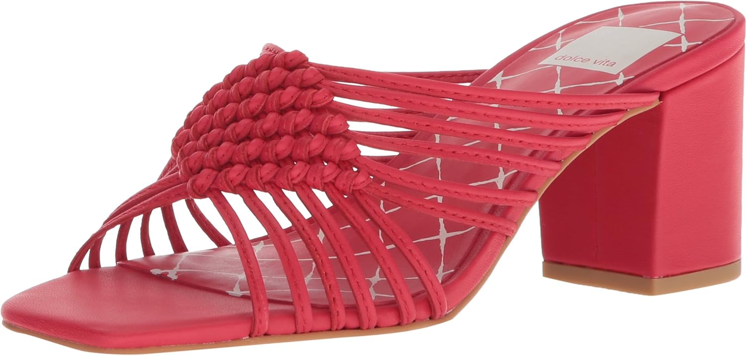 dolce vita red sandals