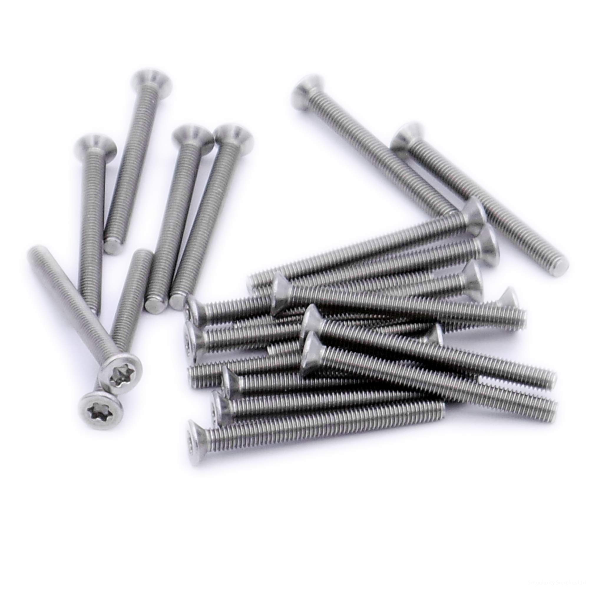 M1.6 (1.6mm x 16mm) TX Socket Countersunk Machine Screw (Bolt) - Stainless Steel (A2) (Pack of 20)