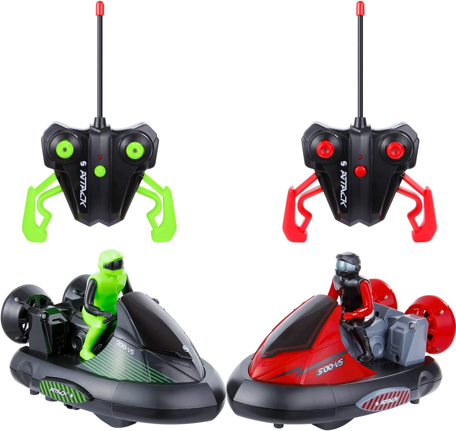 SGILE 2 RC Battle Bumper Cars, Pop-up Combat Motor Car Toy Set, Racing-Knockout!