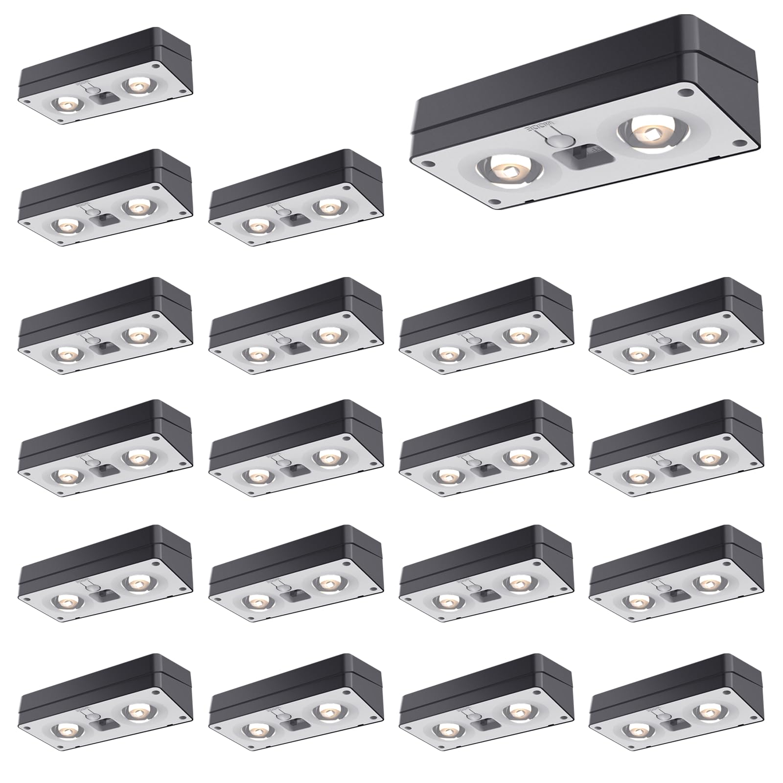 Photo 1 of ***SEE NOTES***JOFIOS Solar Fence Lights 20 Pack, 50 Lumens Outdoor Solar Lights with 12 Modes RGB Color Glow LED?Waterproof, Solar Lights for Patio, Backyard, Deck, Fence, Railing