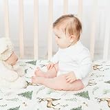 GLLQUEN BABY 2 Pack Cot Sheets 120x60 100% Microfiber Fits Bassinet Crib view 5