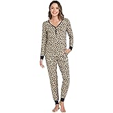 DREAMHALO Women's Pajamas Set-Viscose Made from Bamboo,V Neck Long Pjs with Pants Cool Sleepwear Soft Loungewear with Pockets