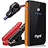 FlyHi 300A Peak 8000mAh Portable Car Jump Starter (for Gas Engine up to 2.5L) Auto Battery Booster Charger Phone Power Bank with Built-in LED Flashlight (Black/Orange)