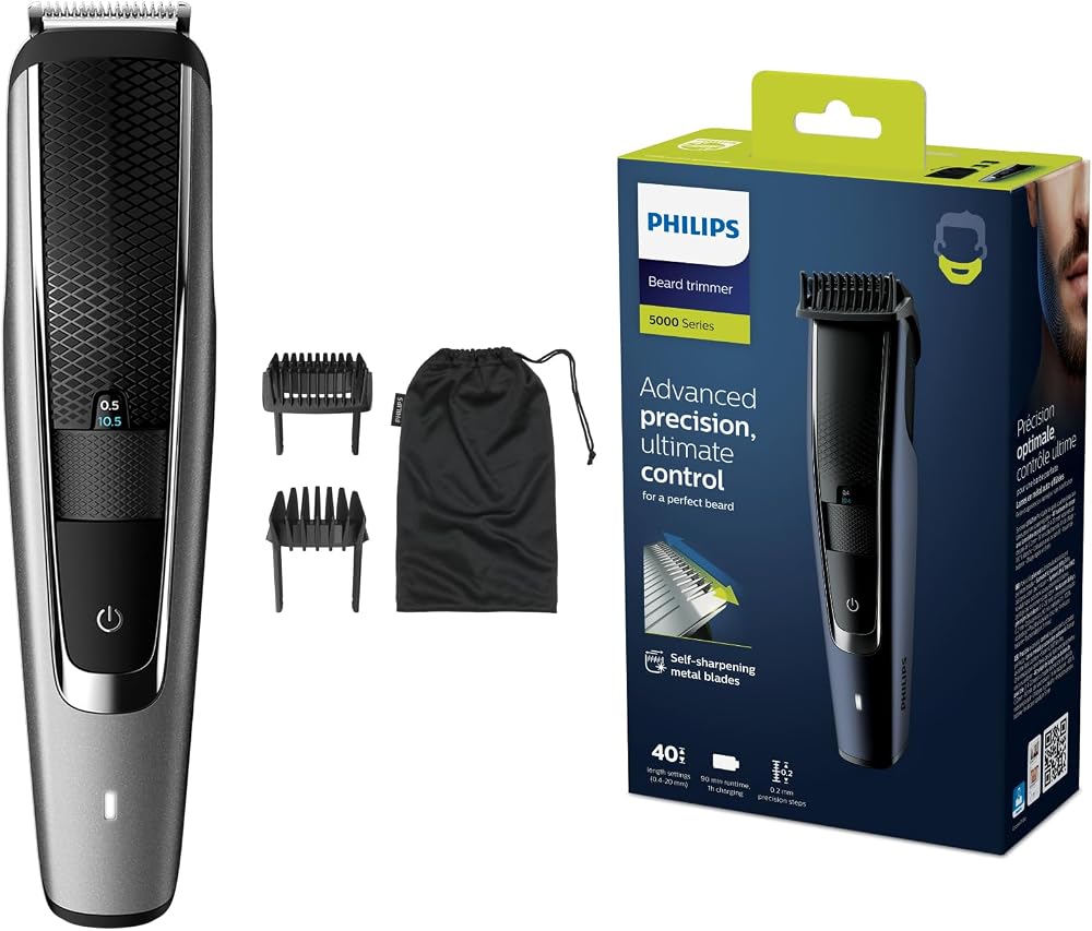 Philips Series 5000 Beard & Stubble Trimmer BT5502/13 UK 3-Pin 40 Length