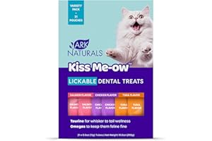Ark Naturals, Kiss Me-Ow Lickable Variety Pack, 21 x 0.5 oz Assorted Tubes