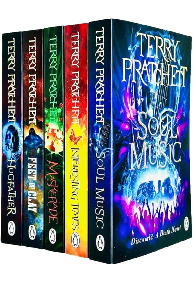 Terry Pratchett Discworld Novels Series 5 - 5 Books Collection Set