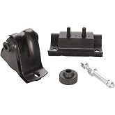 Crown Automotive 52019201K Engine Mount Kit Engine, Black