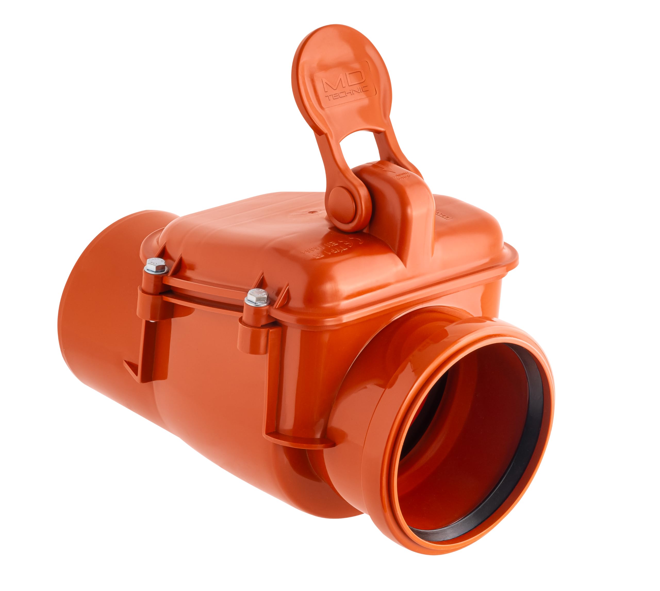 Backflow closure diameter DN 110 with locking (MDtechnic)