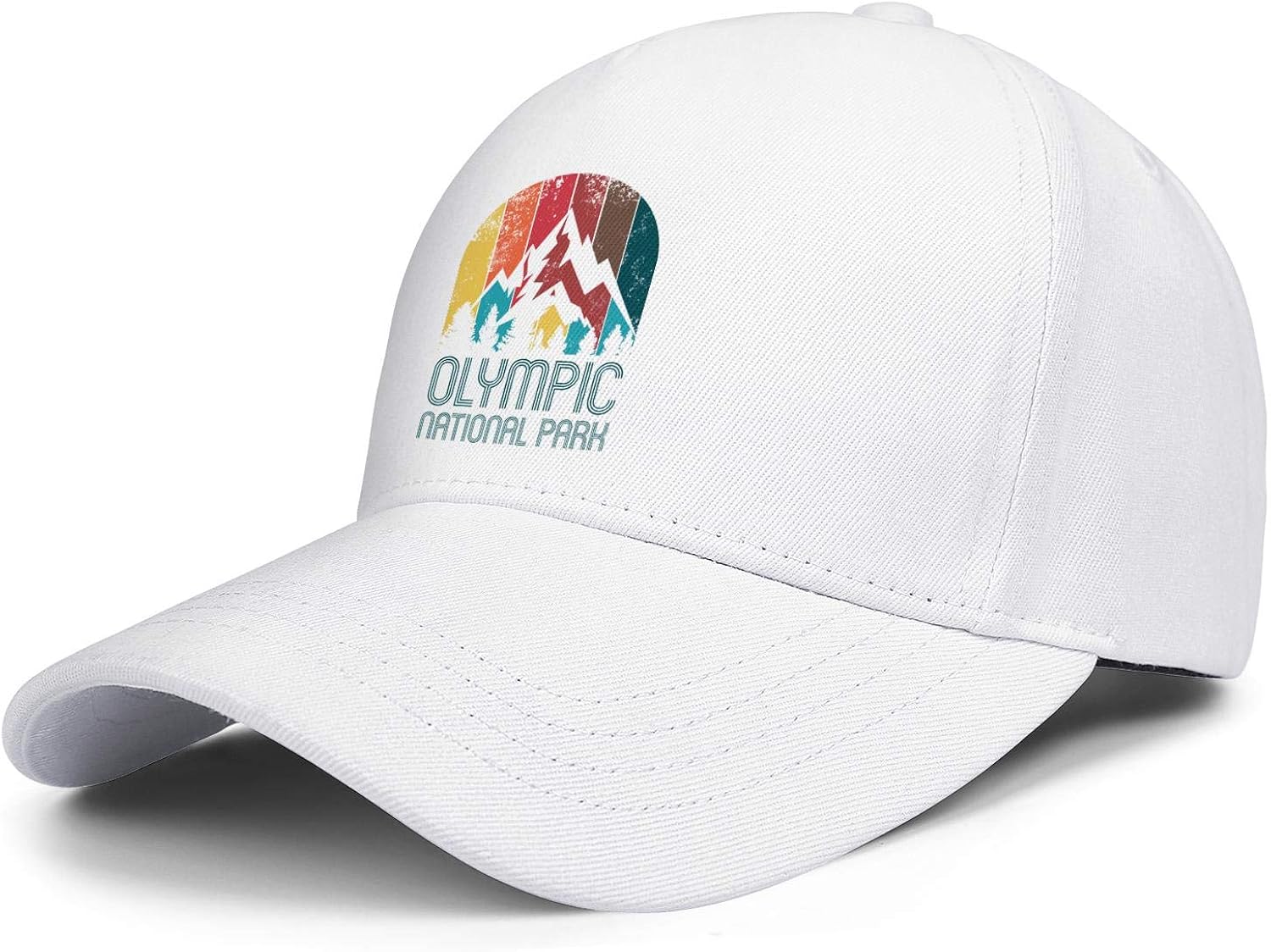 Vintage Olympic National Park Baseball Cap Adjustable Hats Dad for Men