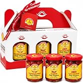 TUTTOCALABRIA Gift Set, Calabrian Chili Pepper, Variety 3 Pack, 6.5 oz | Whole, Crushed and Sliced Chili Pepper Variety Pack, Non-GMO for Hot Sauce Gifts, (3 Pack X 6.5 oz), Product of Italy