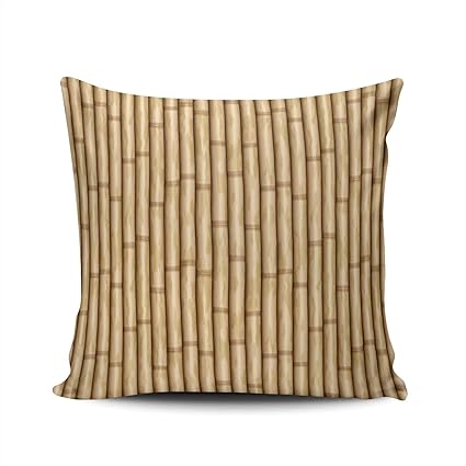 Amazon Com Hoooottle Custom Bamboo Poles Decorative Pillowcase