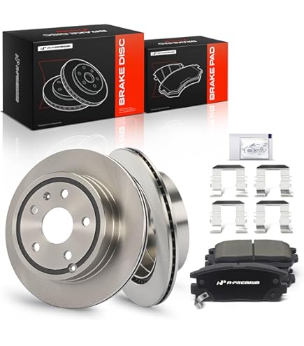 ラビットモア　ブレーキASSY Amazon.com: A-Premium 12.64 inch (321mm) Front Disc Brake Rotors +