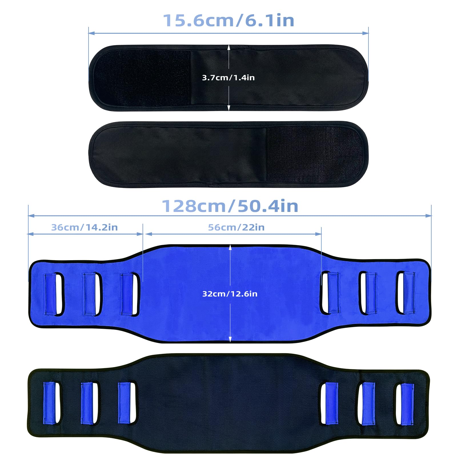 Transfer Sling, Lift Assist Gait Belts for Seniors, Transfer Belt for Elderly and Disabled, Bed Assist Mobility Belt for Patient Care