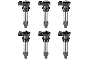 BDFHYK Ignition Coil Pack UF569 Set of 6 Compatible with Buick Allure Cadillac ATS CTS XTS Chevy Impala GMC Acadia Pontiac G6 Saab 9-4X Saturn Outlook Replacement for C1555 D515C GN10494