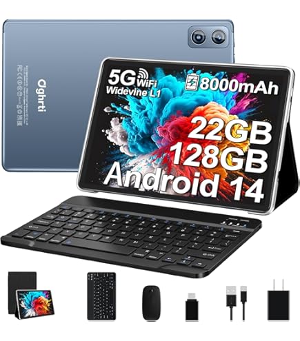 Amazon.com : Dghrti 2025 Android 14 Tablet 10 inch, 22G RAM+128G