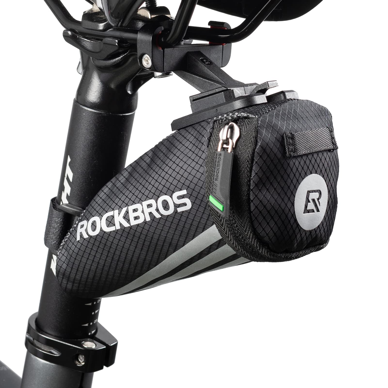 ROCKBROS Bike Saddle Bag-Cycling Under Seat Pouch, Mini Quick Release