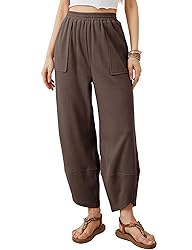 Xiaoxuemeng Womens Baggy Wide Leg Pants Casual
