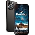 fuxinya A14ProMax Unlocked Android Smartphone 6GB+256GB, 6.8" HD+ Display, 50MP+24MP Dual Camera, 6800mAh Battery, 5G Dual SIM, 128GB Expandable (Black)