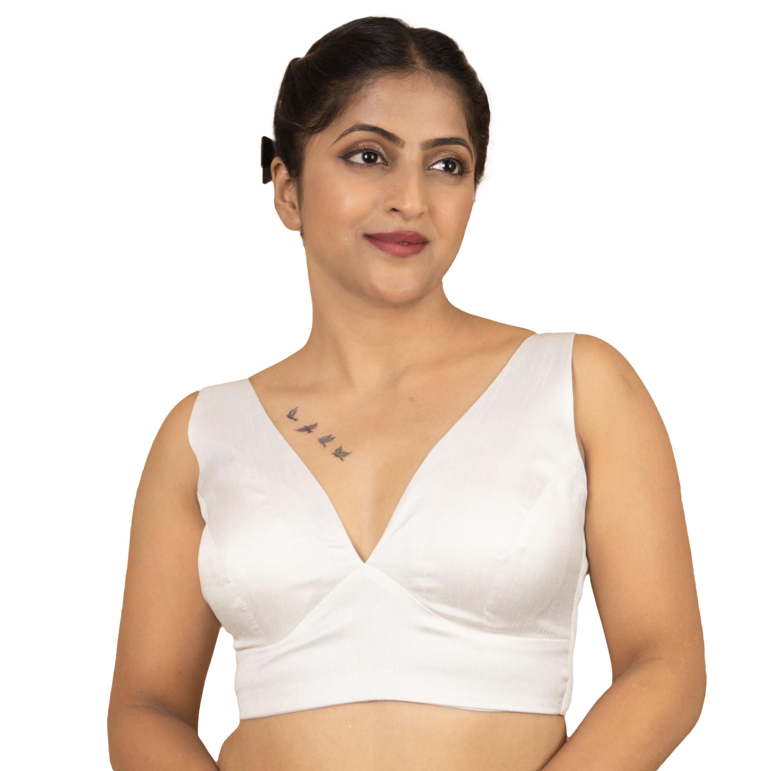 FIGURE'S DESIGNER Women's Dupion Raw Silk