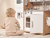 Kidoz Signature Kids Wooden Kitchen Large Playset White Kitchen view 7