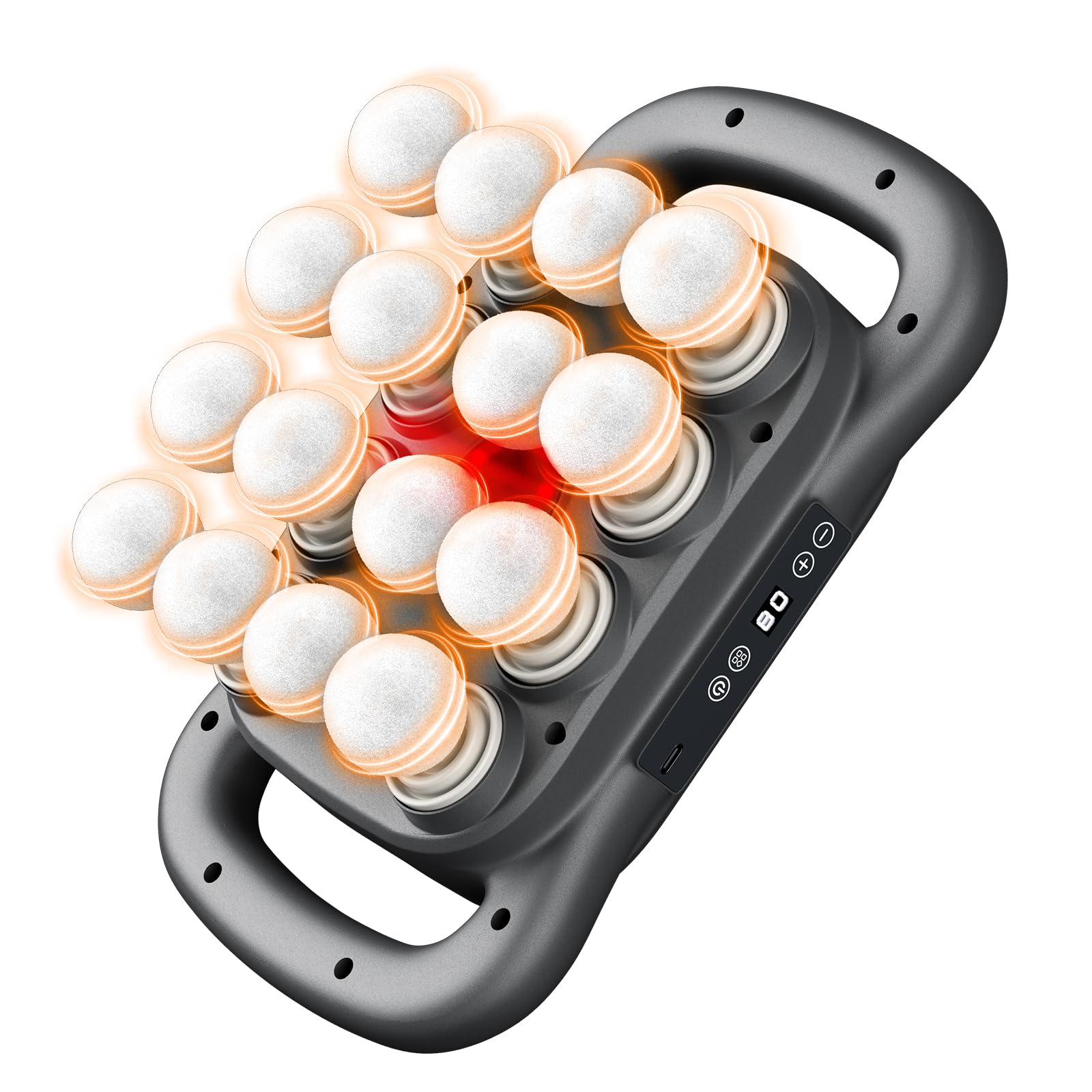 Photo 1 of Homlume Massage Gun Deep Tissue with 16 Heads, 9 Modes & 9 Levels – Full Body Muscle Massager for Fascia, Electric Percussion Massager Gun for Muscles