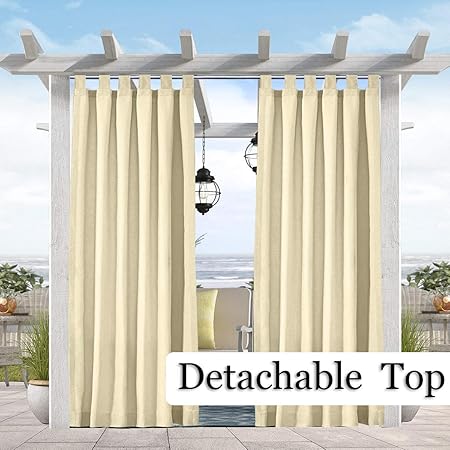 Amazon Com Pro Space Outdoor Curtains Panel Privacy Water Proof