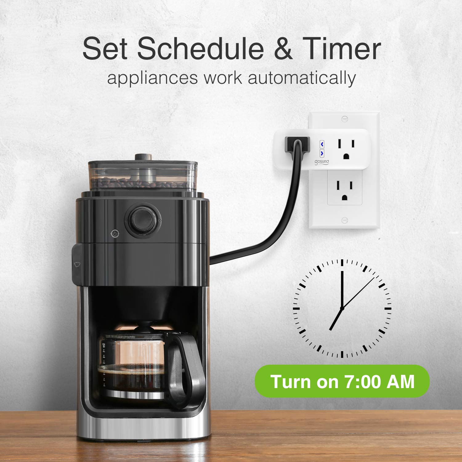Smart Plug Gosund WiFi Outlet Extender Dual Socket Plugs Works with Alexa Google Home, Schedule and Timer, Control Independently or Together, 10A, No Hub Required, FCC Listed (2 Pack): Industrial & Scientific