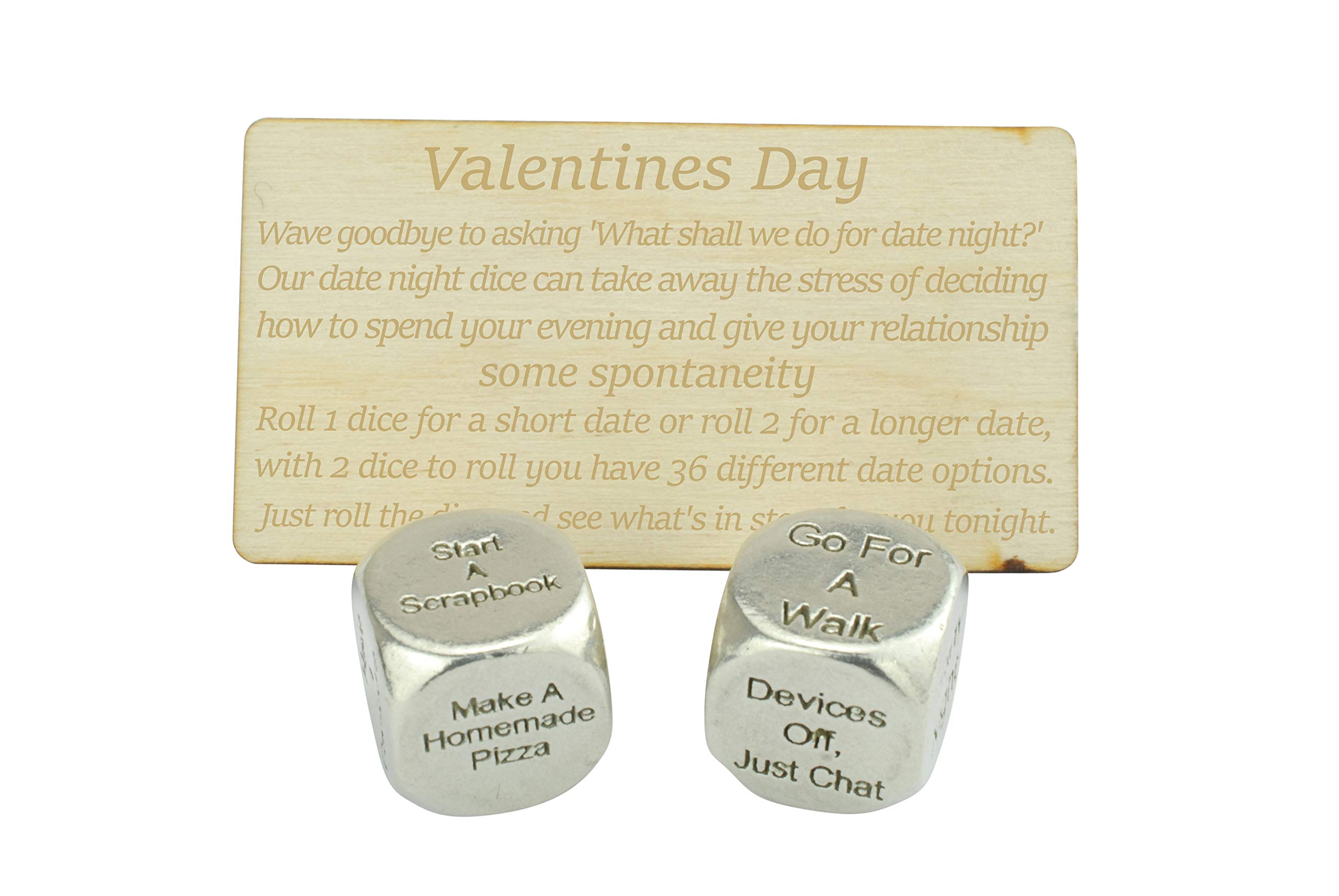 Valentines Day Date Dice, Lovely Gift and Valentines Gift & Date Idea
