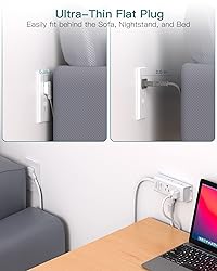 Cruise Essentials - Flat Plug Power Strip, Addtam 5