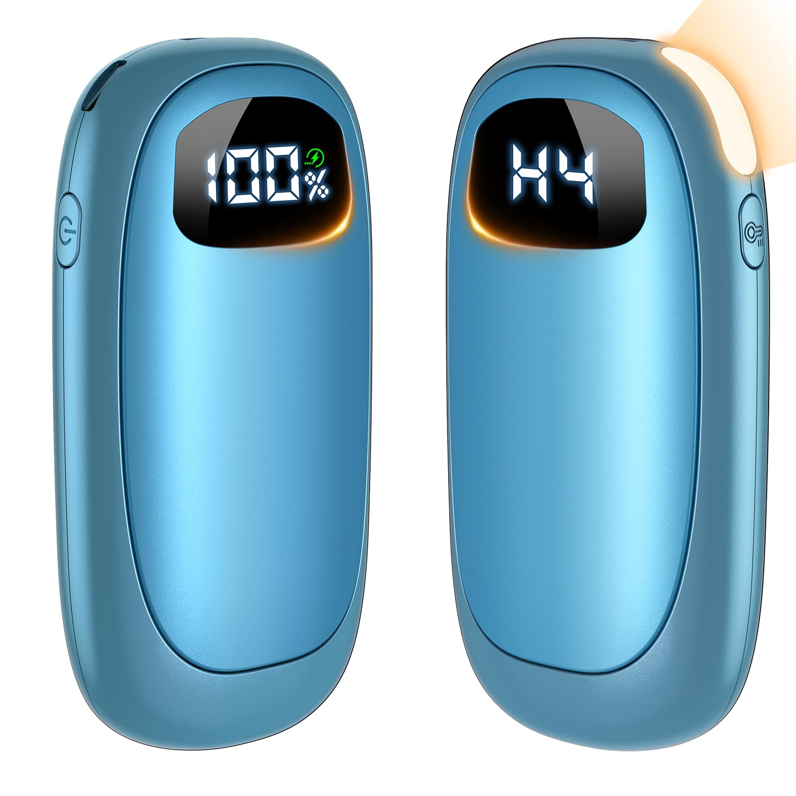 Hand Warmers Rechargeable - Electric Hand Warmers, Max 20 Hrs Warmth 4 Levels Heat Up to 131℉, Dual-Side Heating Portable Reusable Pocket Heater 2 Pack for Raynauds, Hunting, Camping, Golf Image Hand Warmers Rechargeable - Electric Hand Warmers, Max 20 Hrs Warmth 4 Levels Heat Up to 131℉, Dual-Side Heating Portable Reusable Pocket Heater 2 Pack for Raynauds, Hunting, Camping, Golf Image