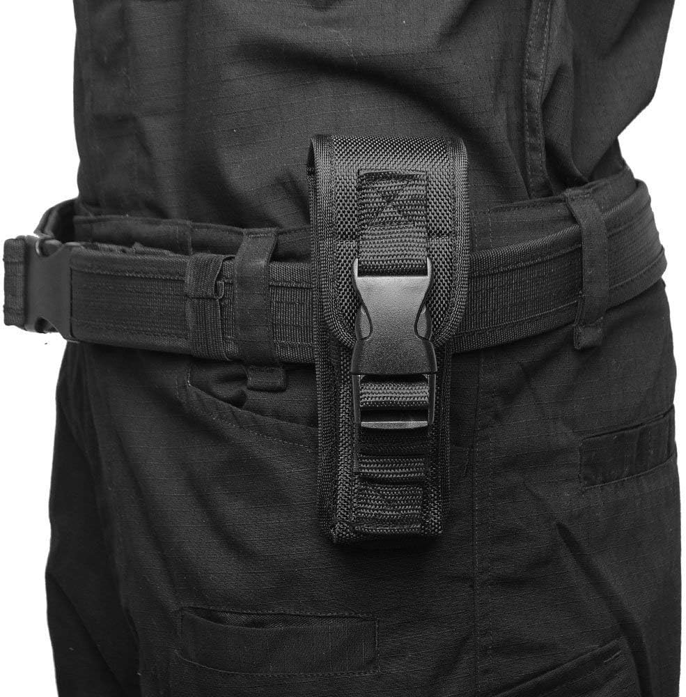 Flashlight Holster Case Led Torch Flashlight Pouch for Duty Belt Holder with Molle System and Buckle (1)