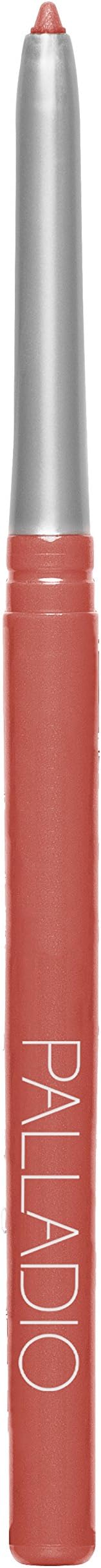 Palladio Beauty Matte Lip Liner - Raspberry Color, Waterproof and Long Stay Retractable Smudge Free Definer Pencil For Sensational Look