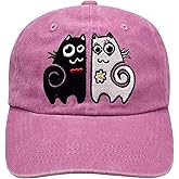 Embroidered Funny Dog Hat for Men Women Adjustable Vintage Cat Baseball Cap Gifts for Pet Lover