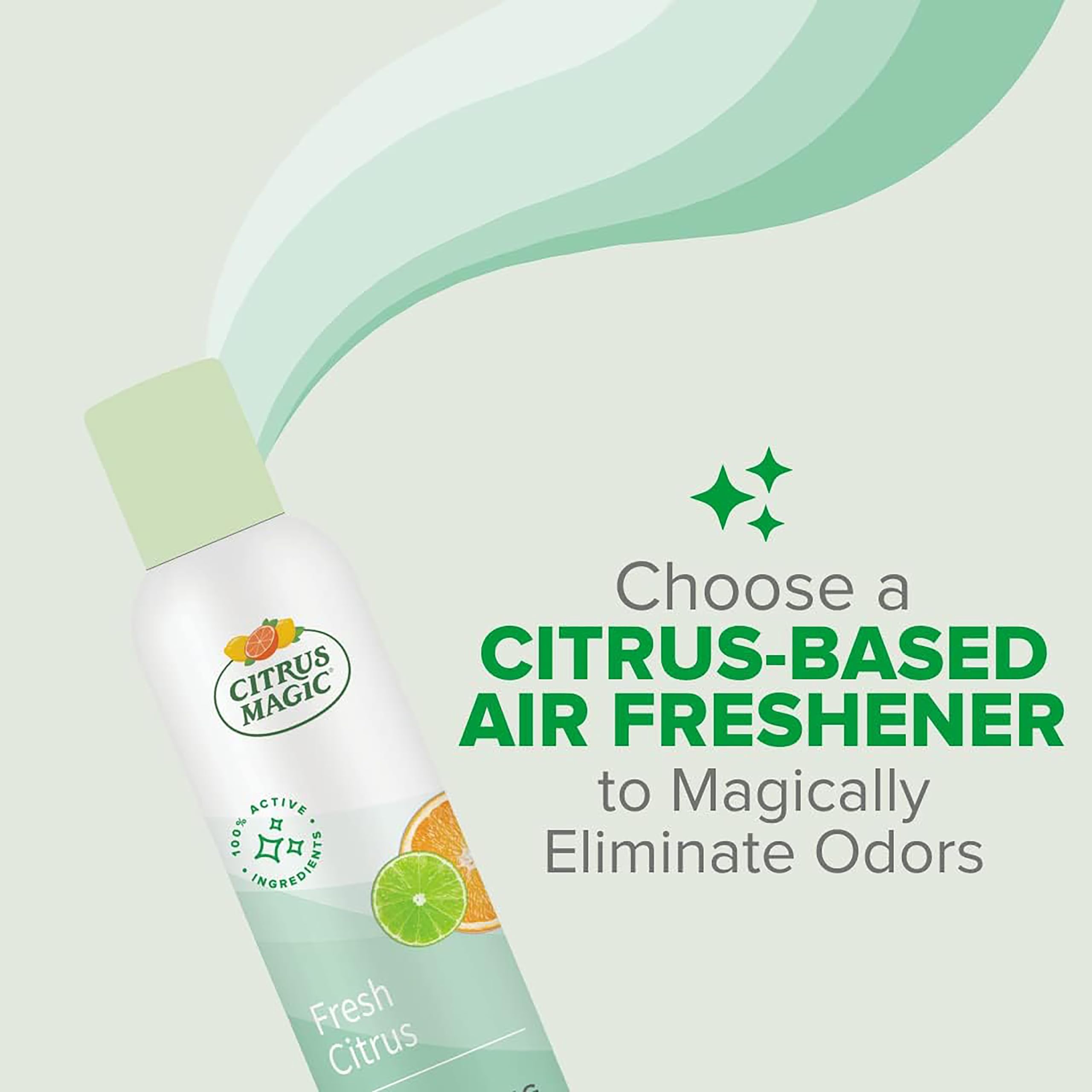 Citrus Magic Odor Eliminating Air Freshener Spray, Fresh Citrus, 3-Ounce, Pack of 3