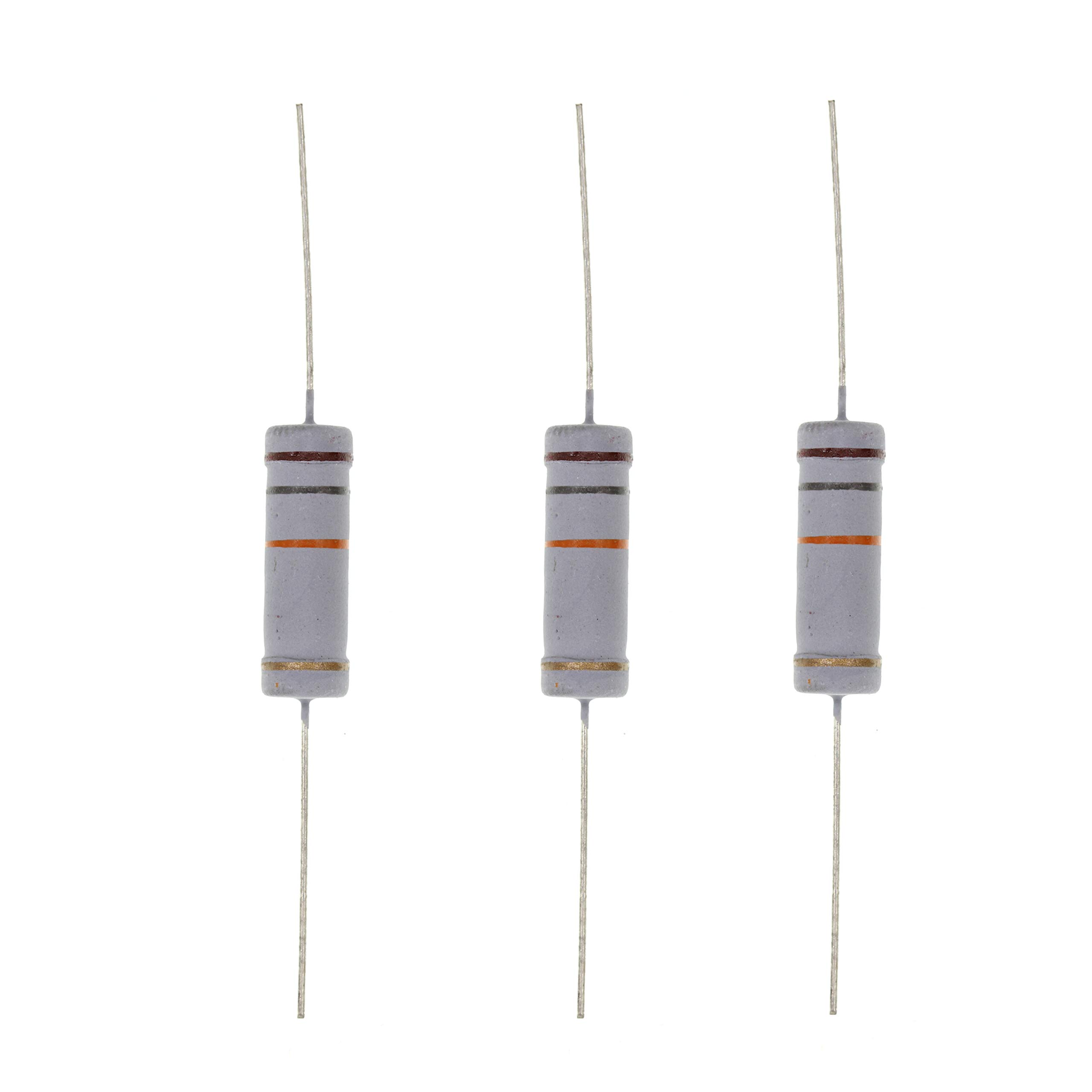 HUABAN 10PCS 5W 5 Watts 18K 18K Ohm 5% Metal Oxide Film Resistor