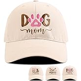 Embroidered Hat for Cat and Dog Mom Gifts for Women - Dog Gifts for Women, Adjustable Breathable Baseball Cap