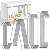 MorningRo 125 Pcs Powder Coating Hooks, 4 Styles V Hook, Silver | Powder Coating Kit, for Most Common Scenarios