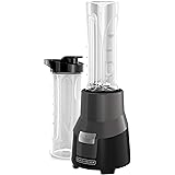 BLACK+DECKER FusionBlade Personal Blender with Two 20oz Personal Blending Jars, Gray, PB1002G